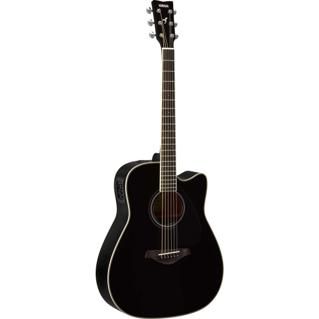 Yamaha FGX820C Acoustic-Electric Guitar - Black BY Yamaha - Musical Instruments available at DOYUF